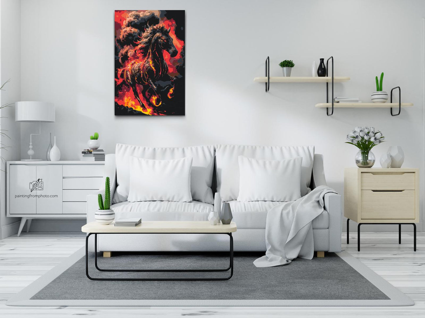 Paint by number - Djævelens hest