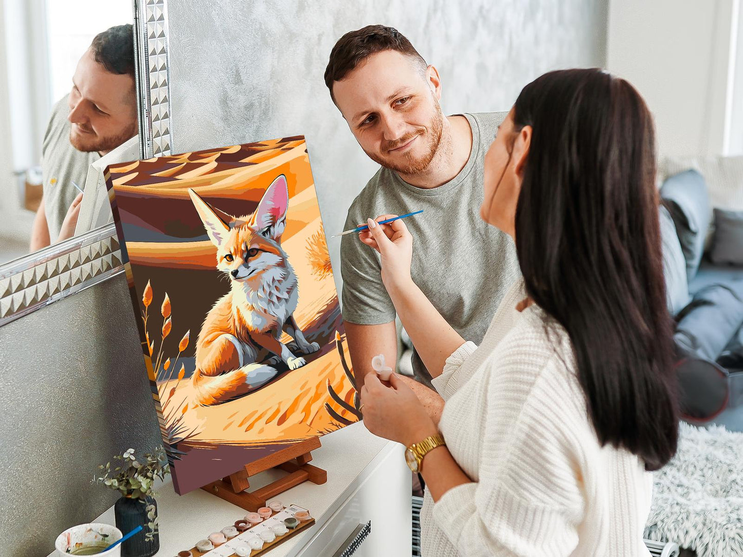 Paint by number - Fennekræv