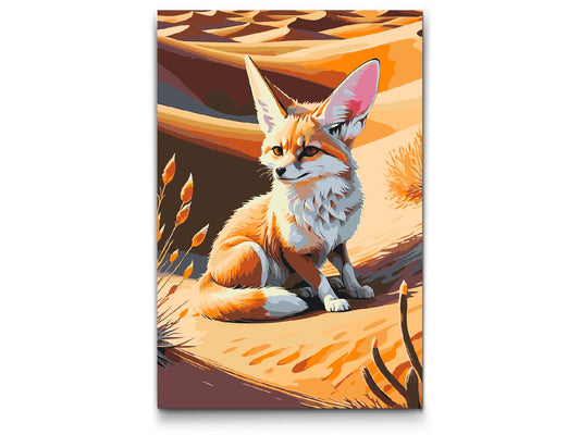 Paint by number - Fennekræv