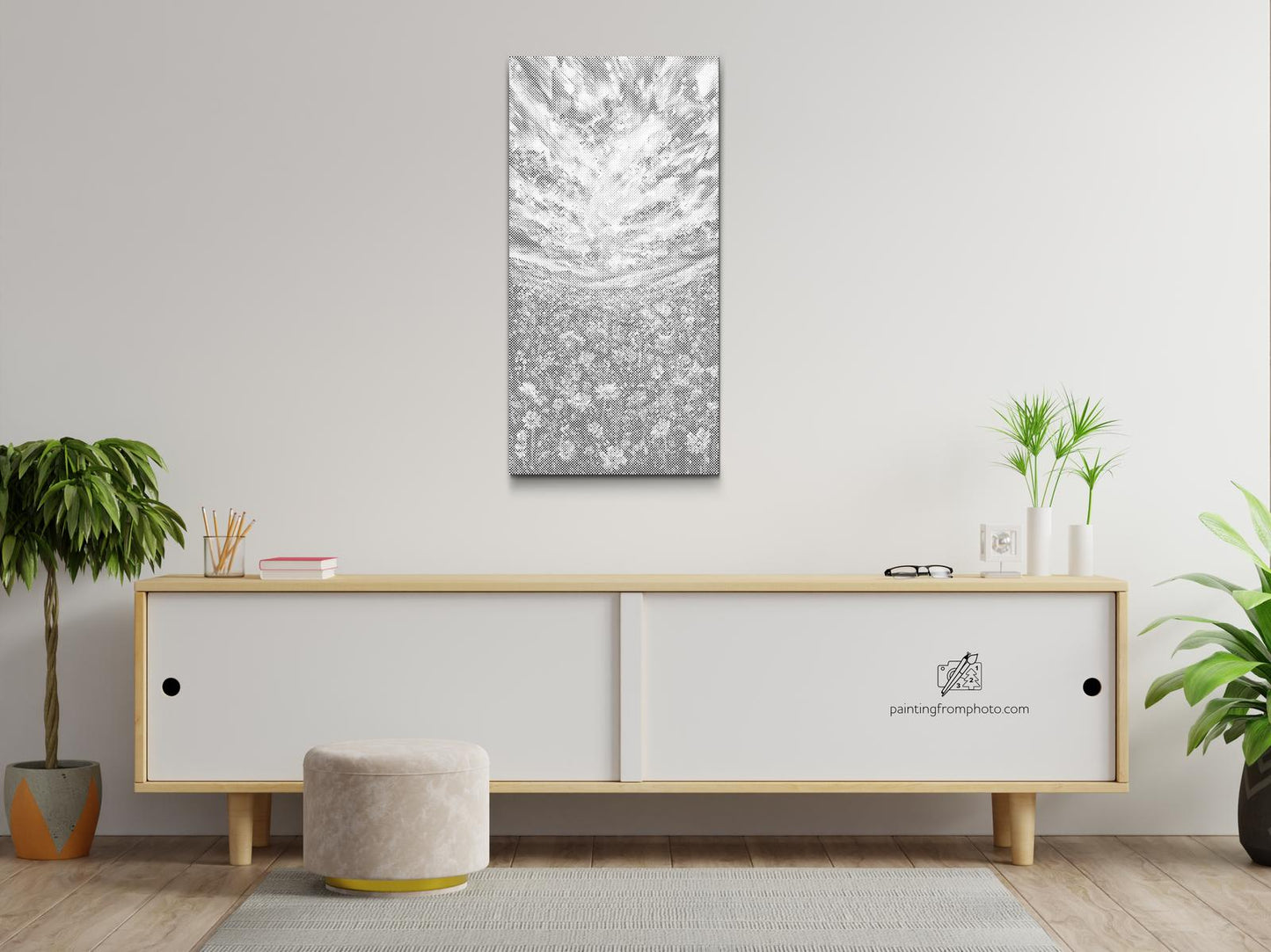 Dotting - Blomstereng ved skumringstid