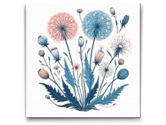Diamond Paint - Blomster fra den tidlige daggry