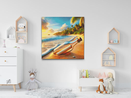 Diamond Paint - En besked i en flaske