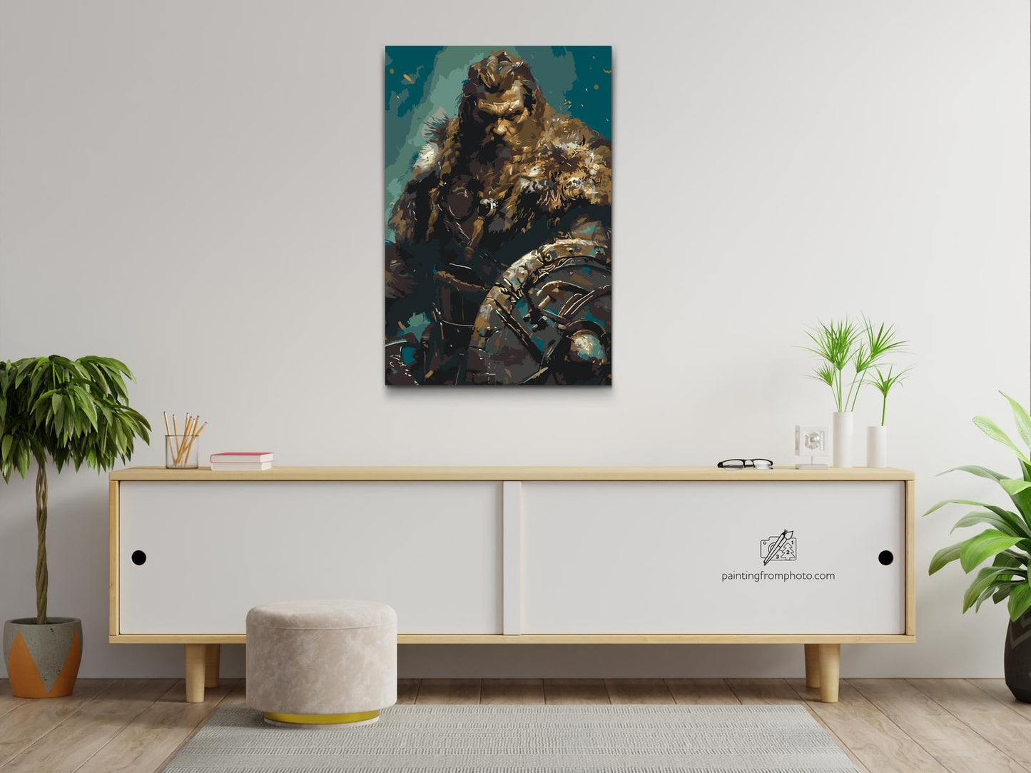 Paint by number - Viking – nordisk kriger