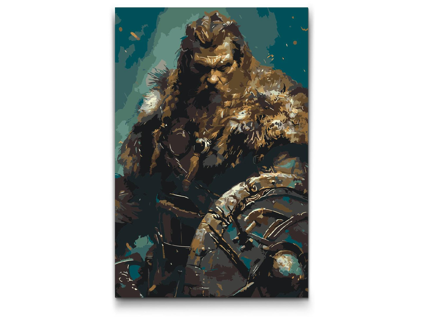 Paint by number - Viking – nordisk kriger
