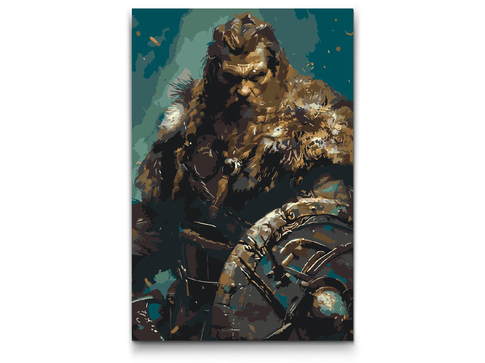 Paint by number - Viking – nordisk kriger