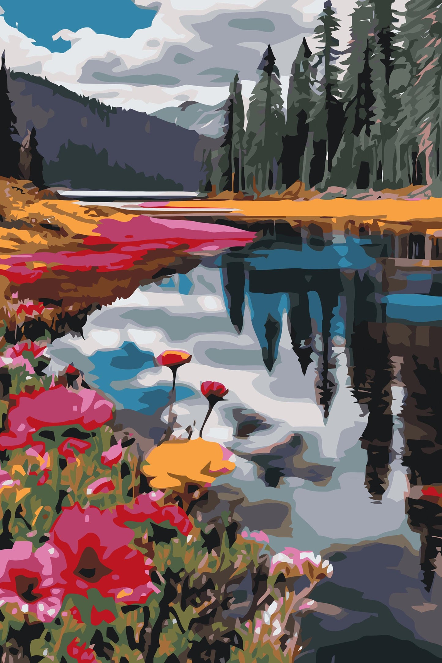 Paint by number - Naturens farvespektrum