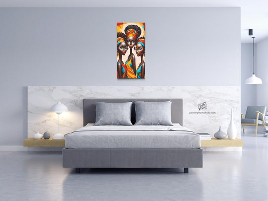 Diamond Paint - Tre afrikanske kvinder