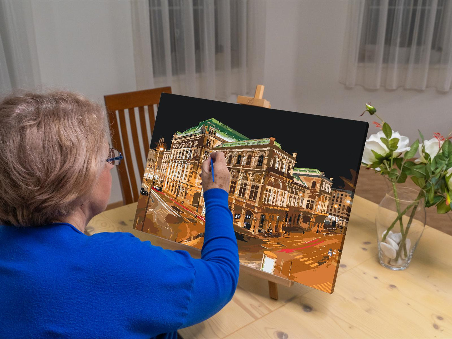 Paint by number - Nat på Wiener Staatsoper