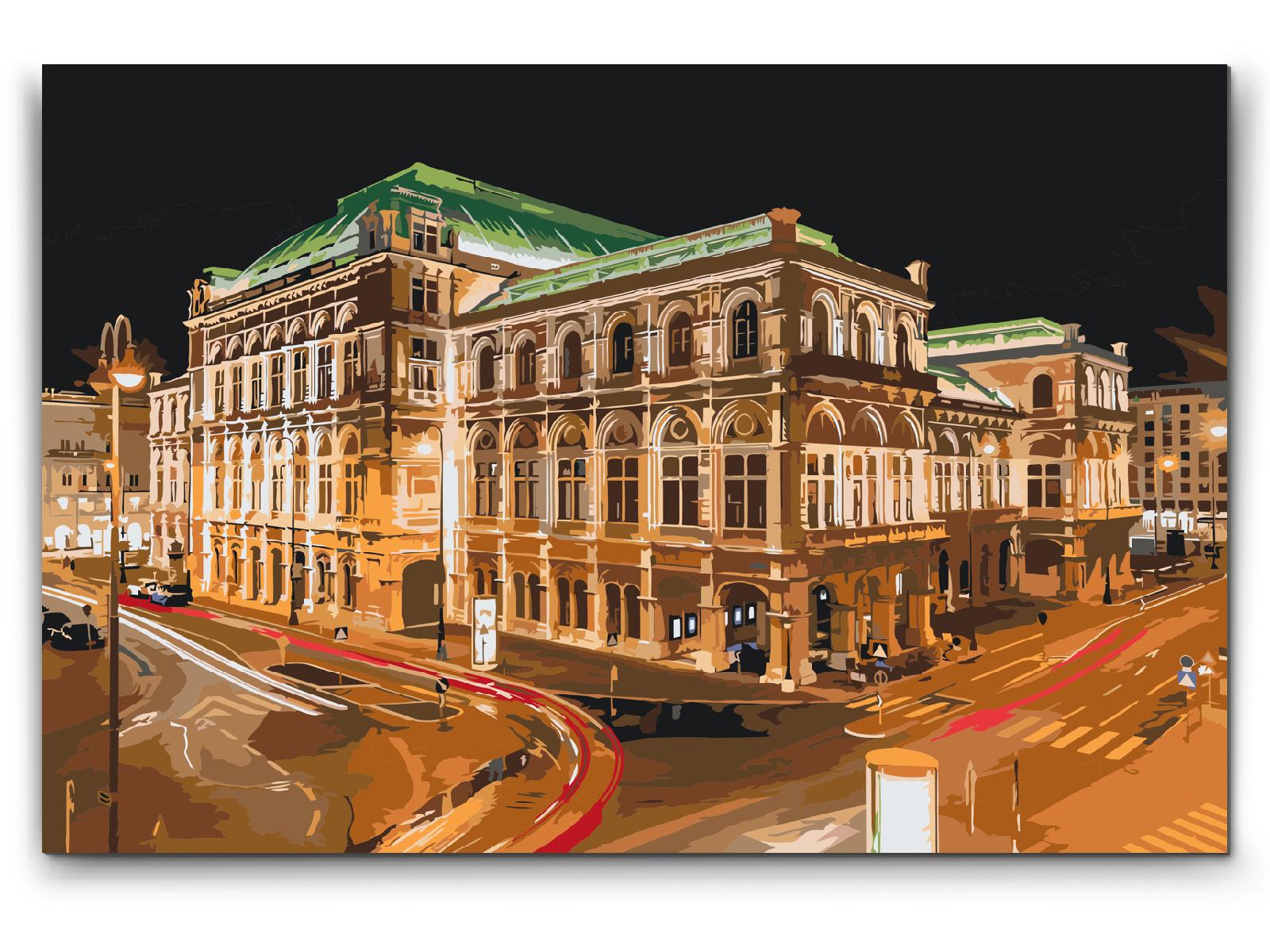 Paint by number - Nat på Wiener Staatsoper