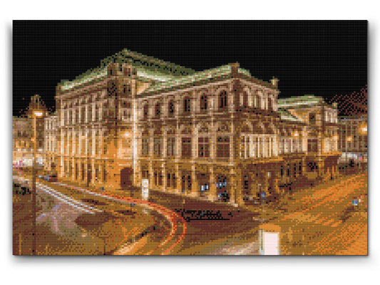 Diamond Paint - Nat på Wiener Staatsoper