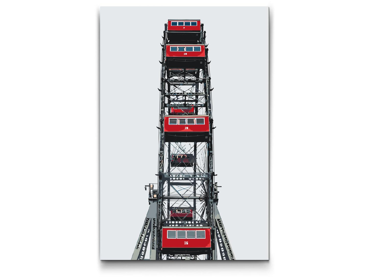 Paint by number - Prater pariserhjul