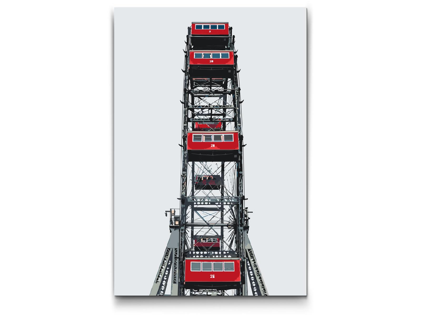 Paint by number - Prater pariserhjul