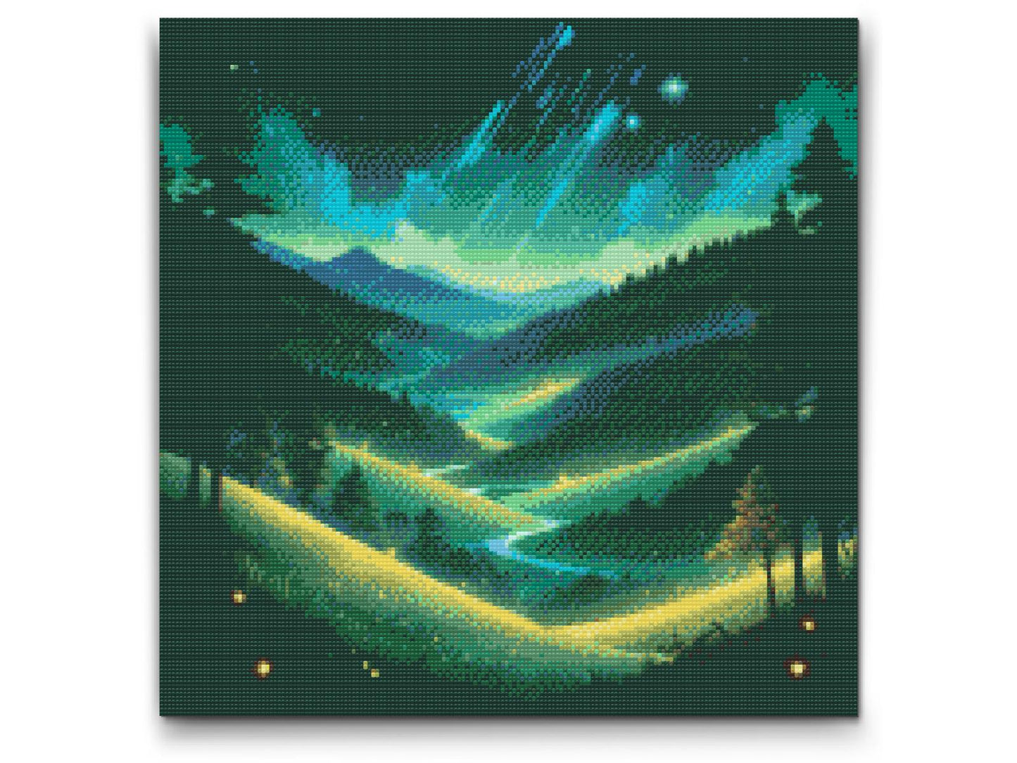 Diamond Paint - Livligt natlandskab 2