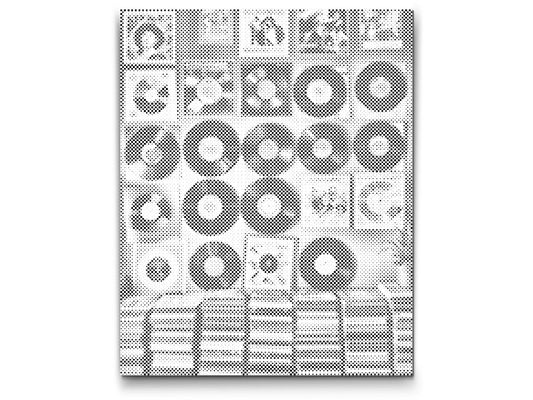 Dotting - Vinylplader på væggen