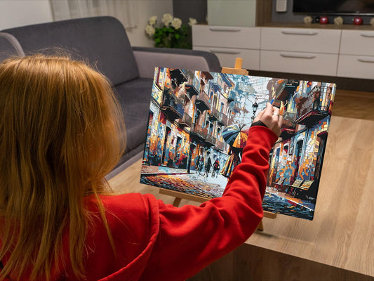 Paint by number - En gåtur gennem byen