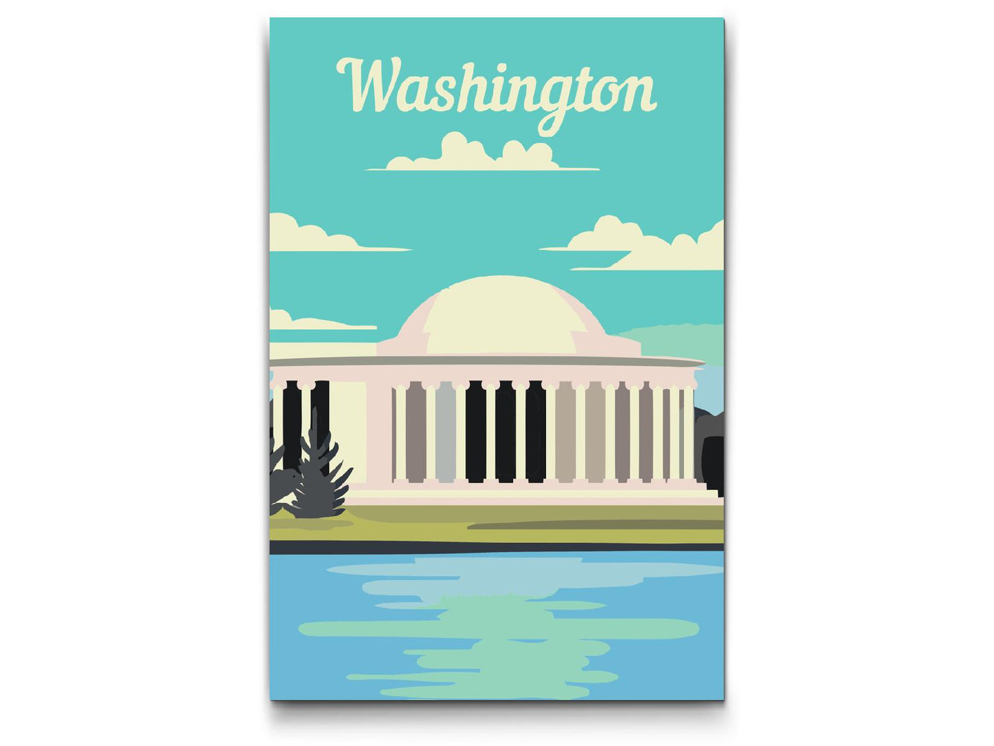 Paint by number - Washington, USA