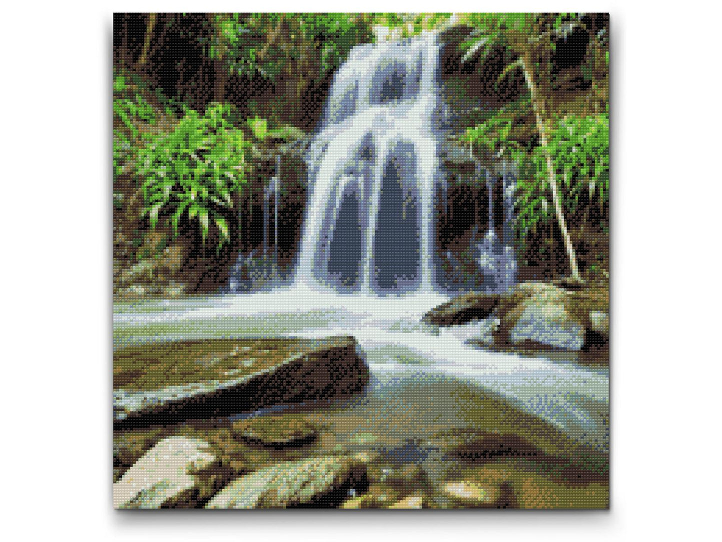 Diamond Paint - Vandfald i naturen 2