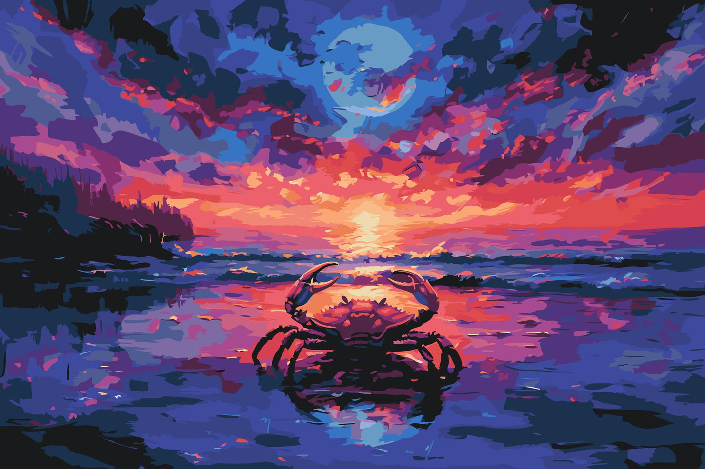 Paint by number - Krebs