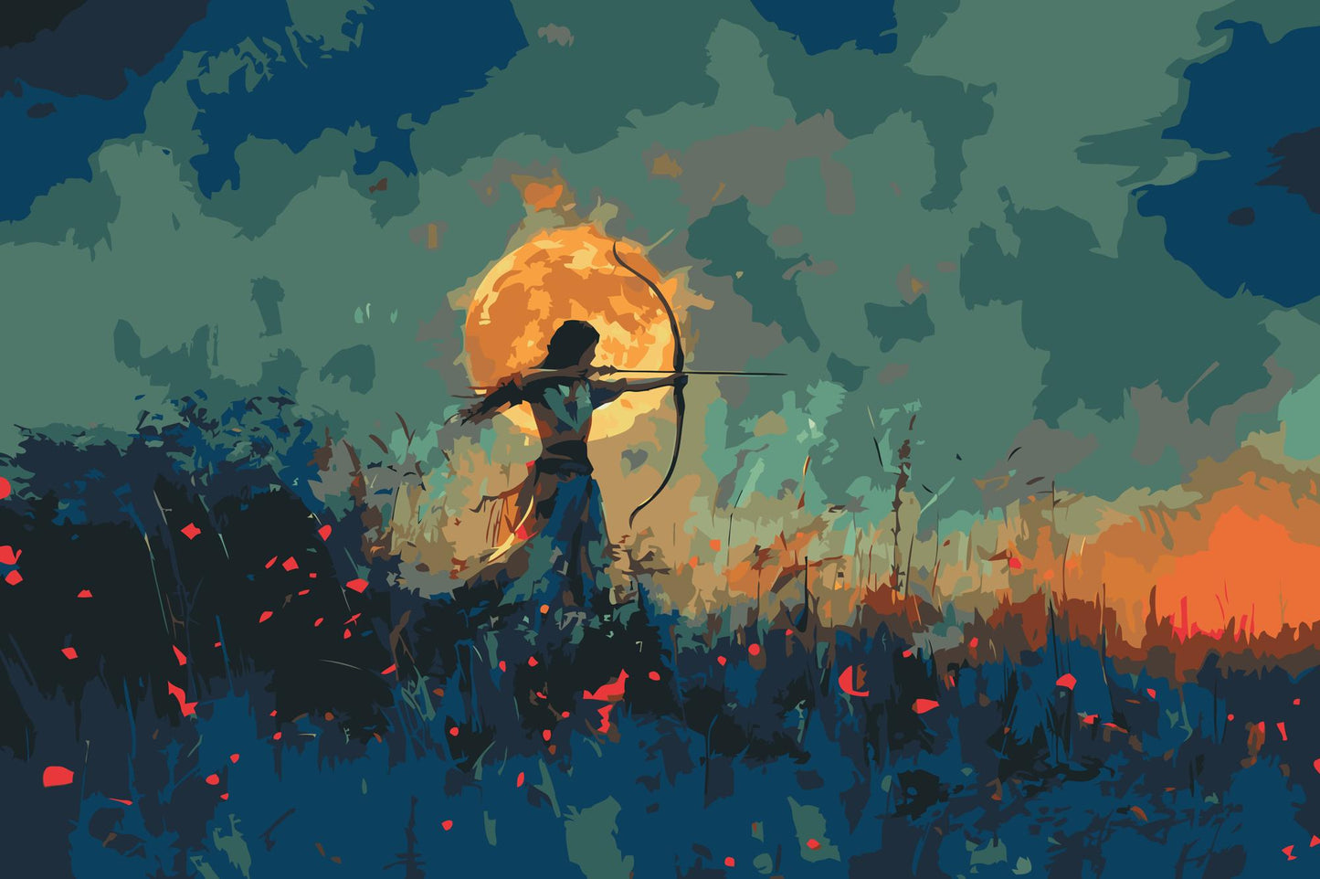 Paint by number - Skytten
