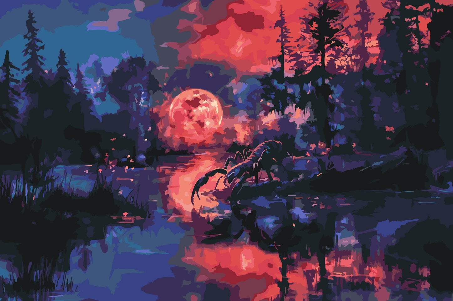 Paint by number - Skorpionen