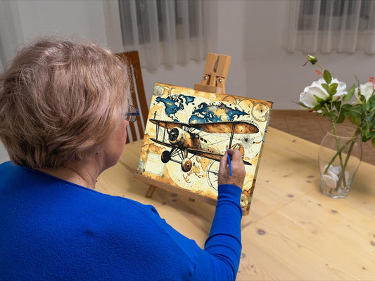 Paint by number - Biplan