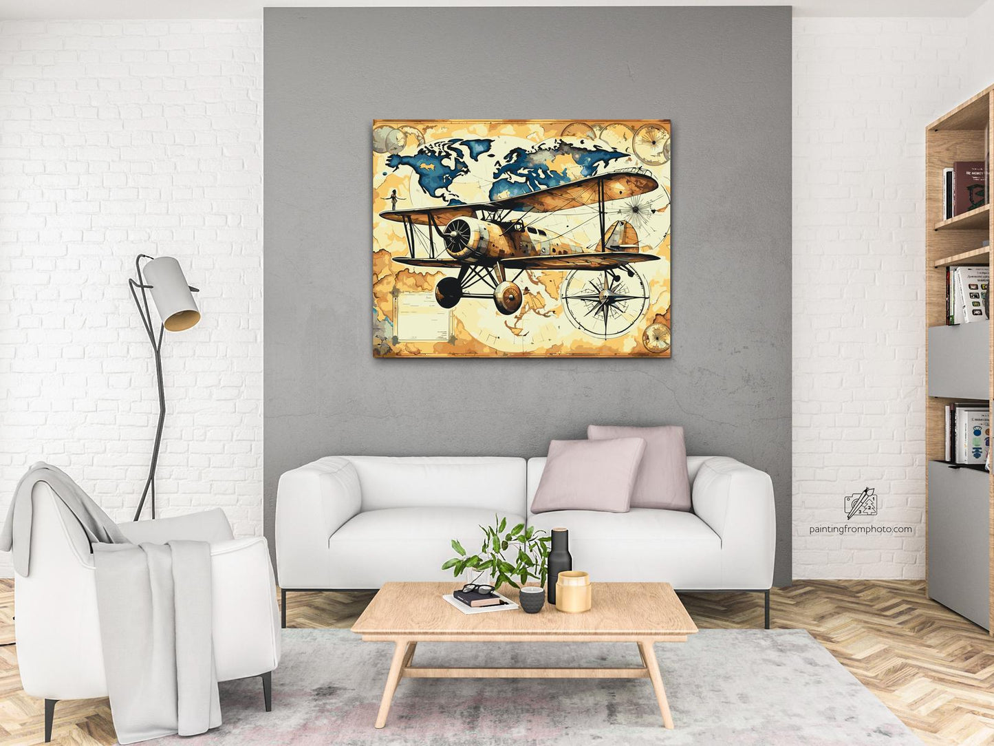 Paint by number - Biplan