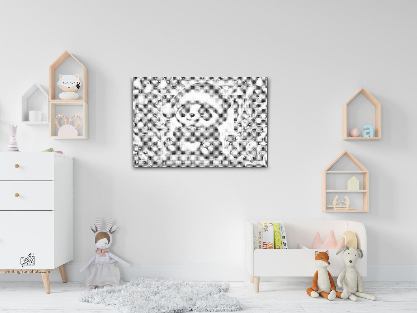 Dotting - Julepanda og en kop kaffe