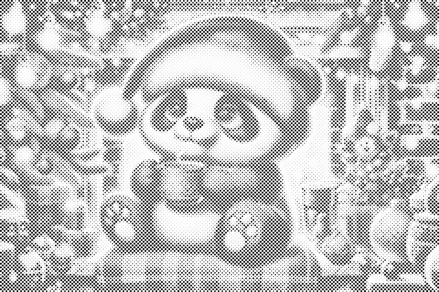 Dotting - Julepanda og en kop kaffe