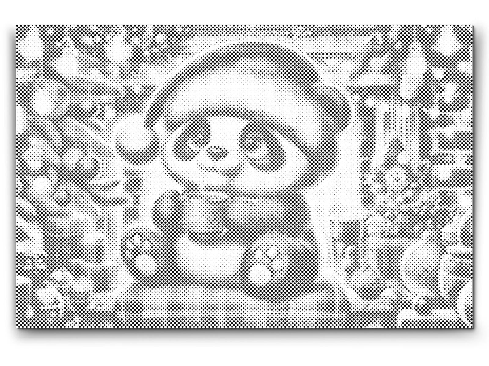 Dotting - Julepanda og en kop kaffe