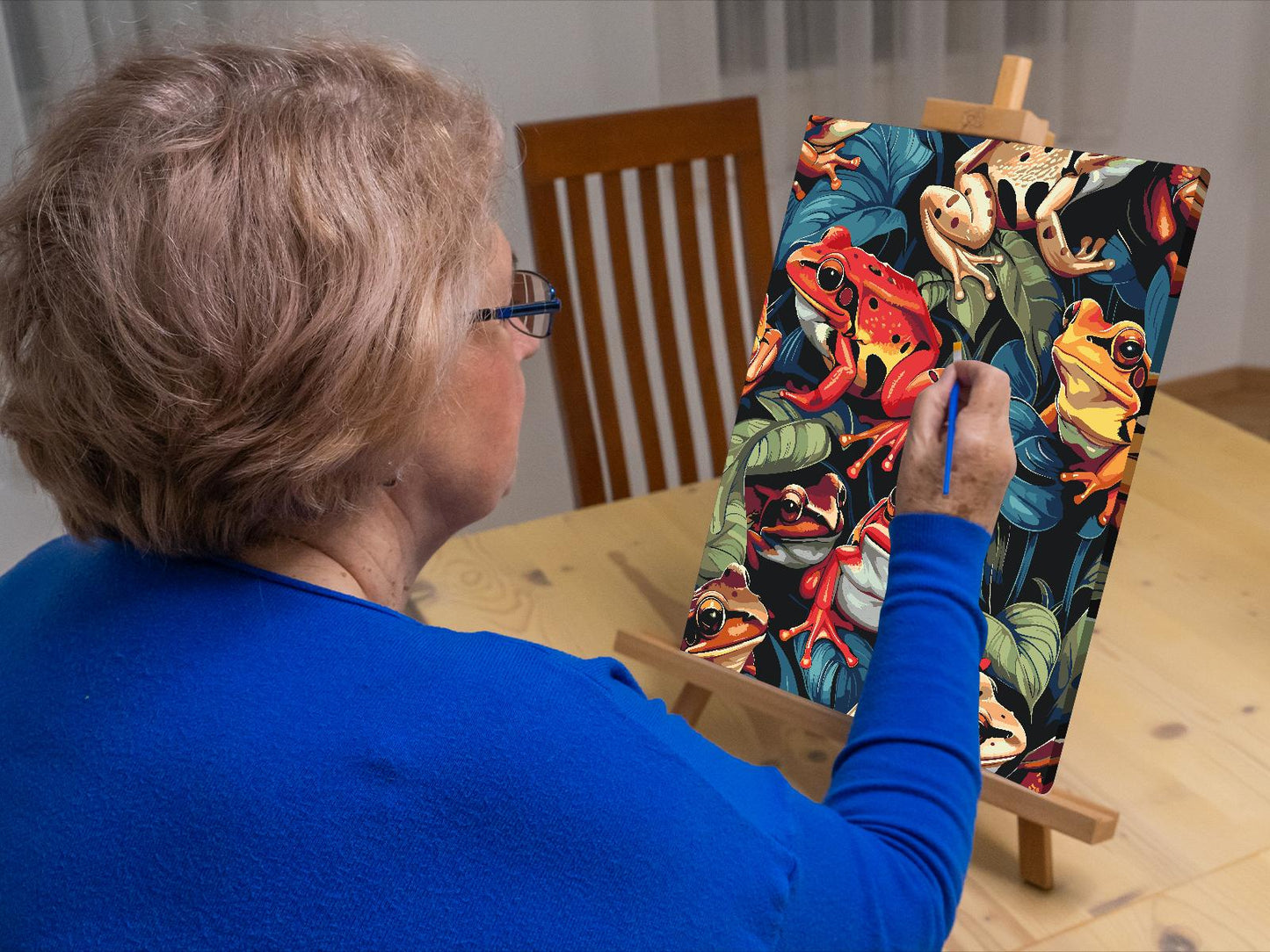 Paint by number - Farverige tudser