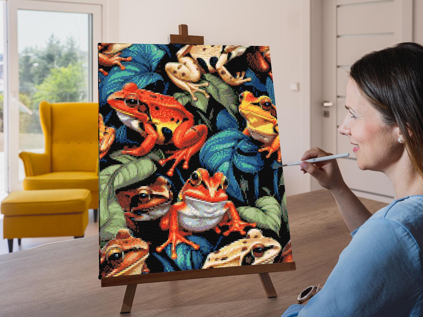 Diamond Paint - Farverige tudser