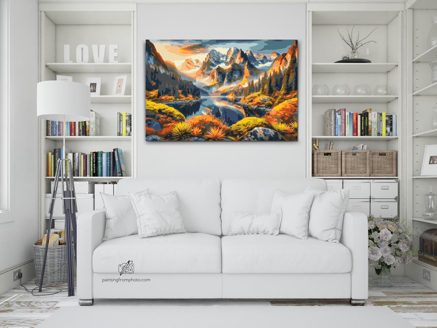 Paint by number - Farverigt efterår i bjergene