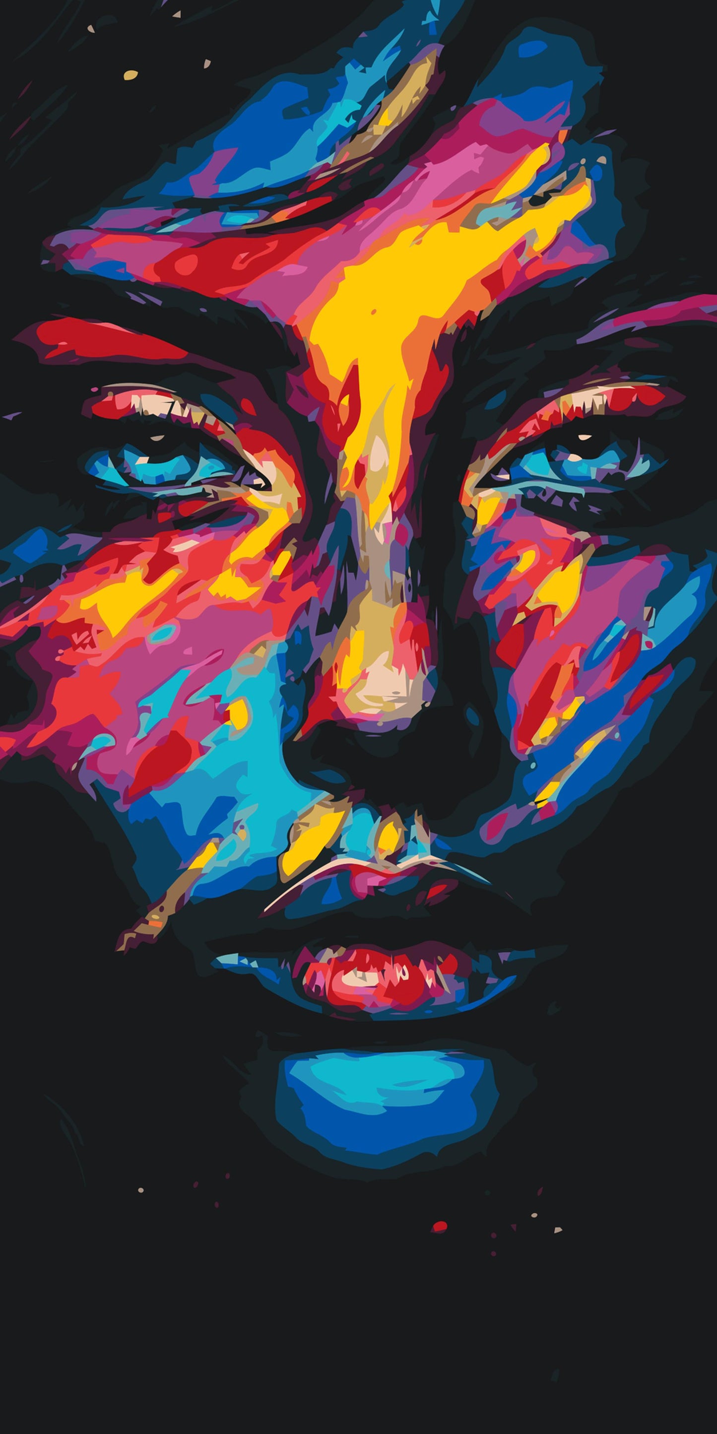 Paint by number - Farverig makeup