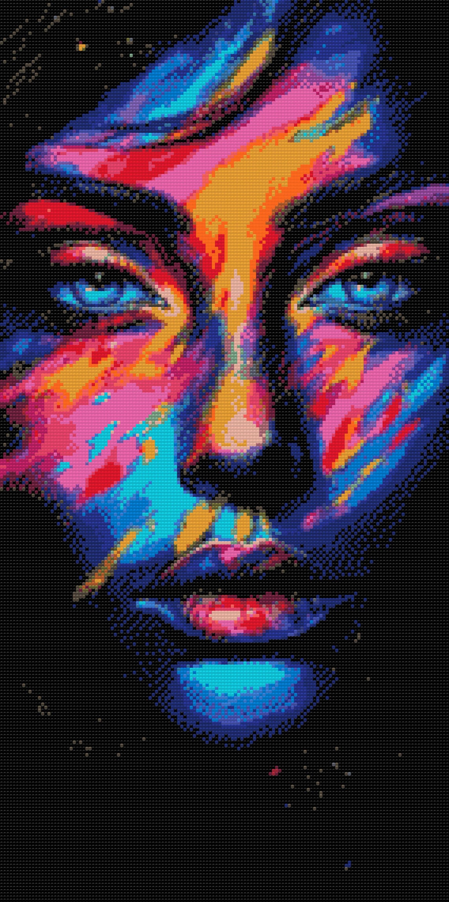 Diamond Paint - Farverig makeup