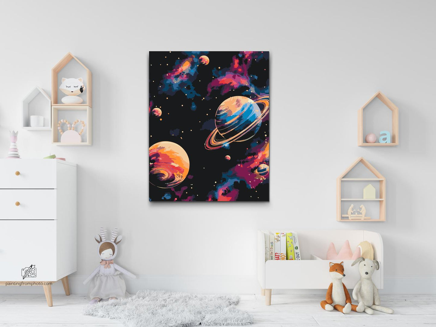 Paint by number - Solsystem 3