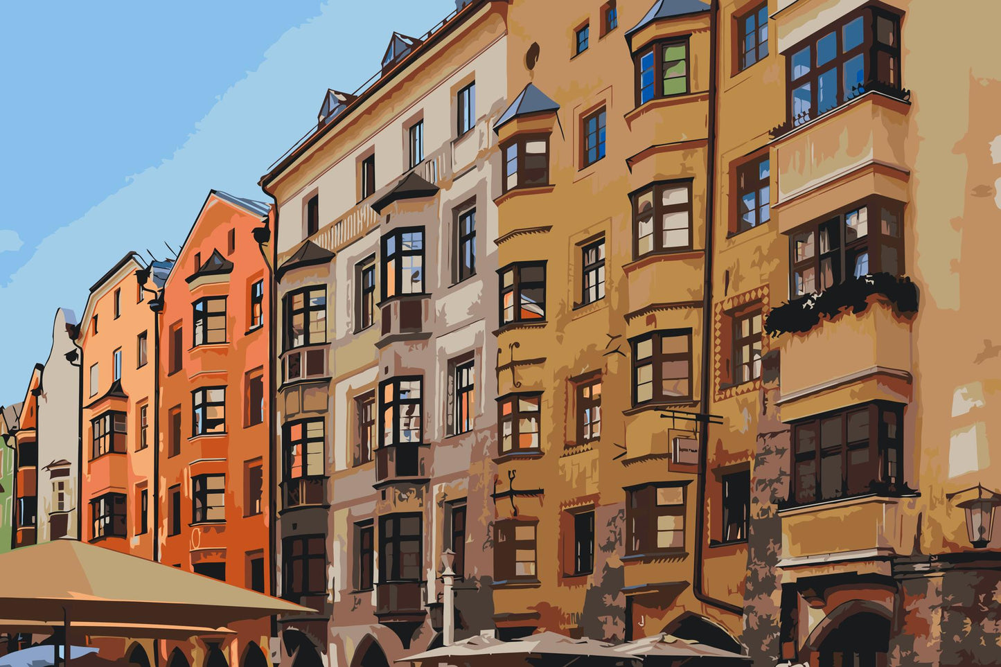 Paint by number - Innsbruck, Østrig