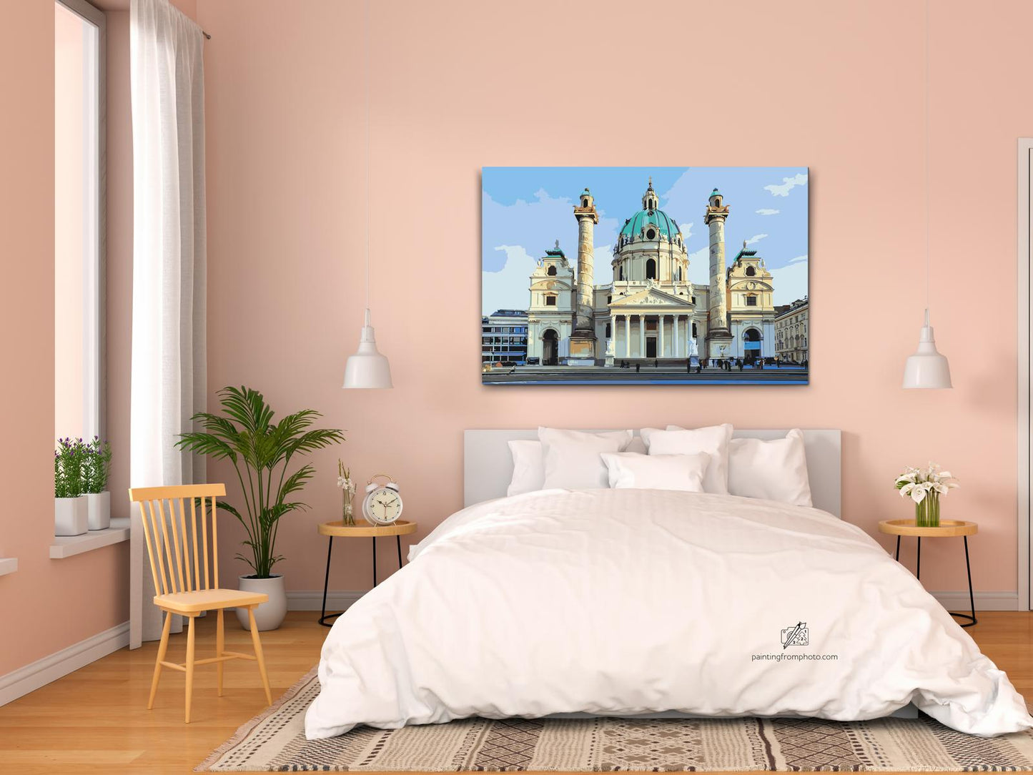 Paint by number - Karlskirche, Wien