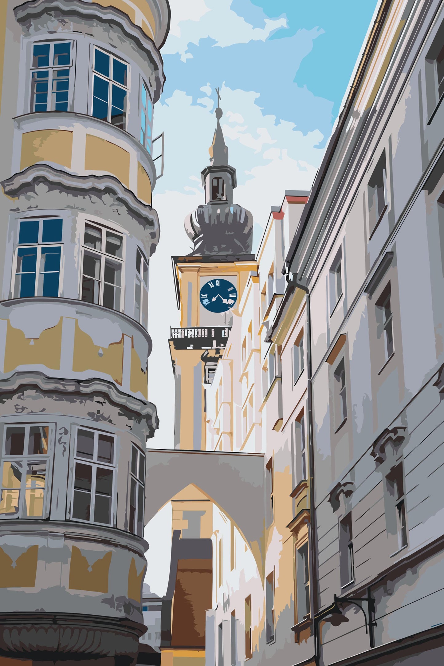 Paint by number - Linz, Østrig