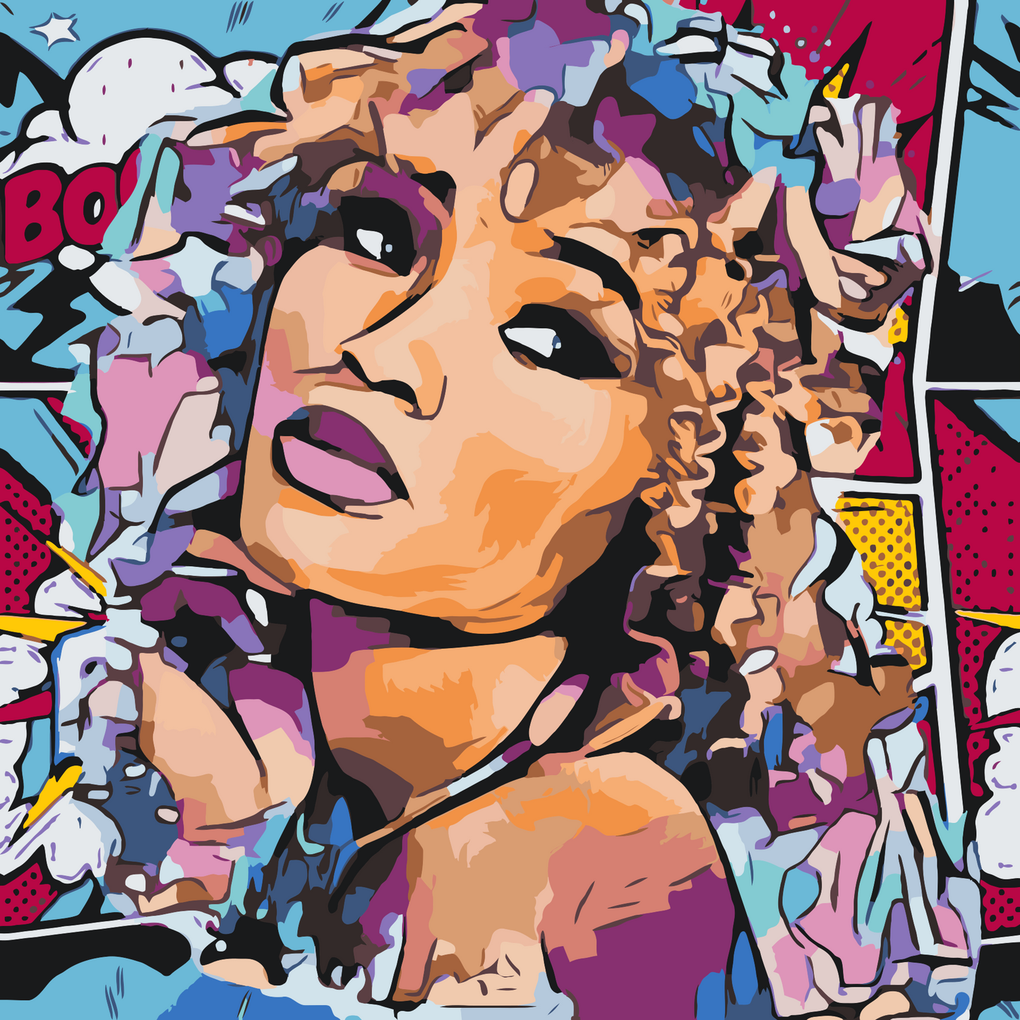 Paint by number - Latino pige