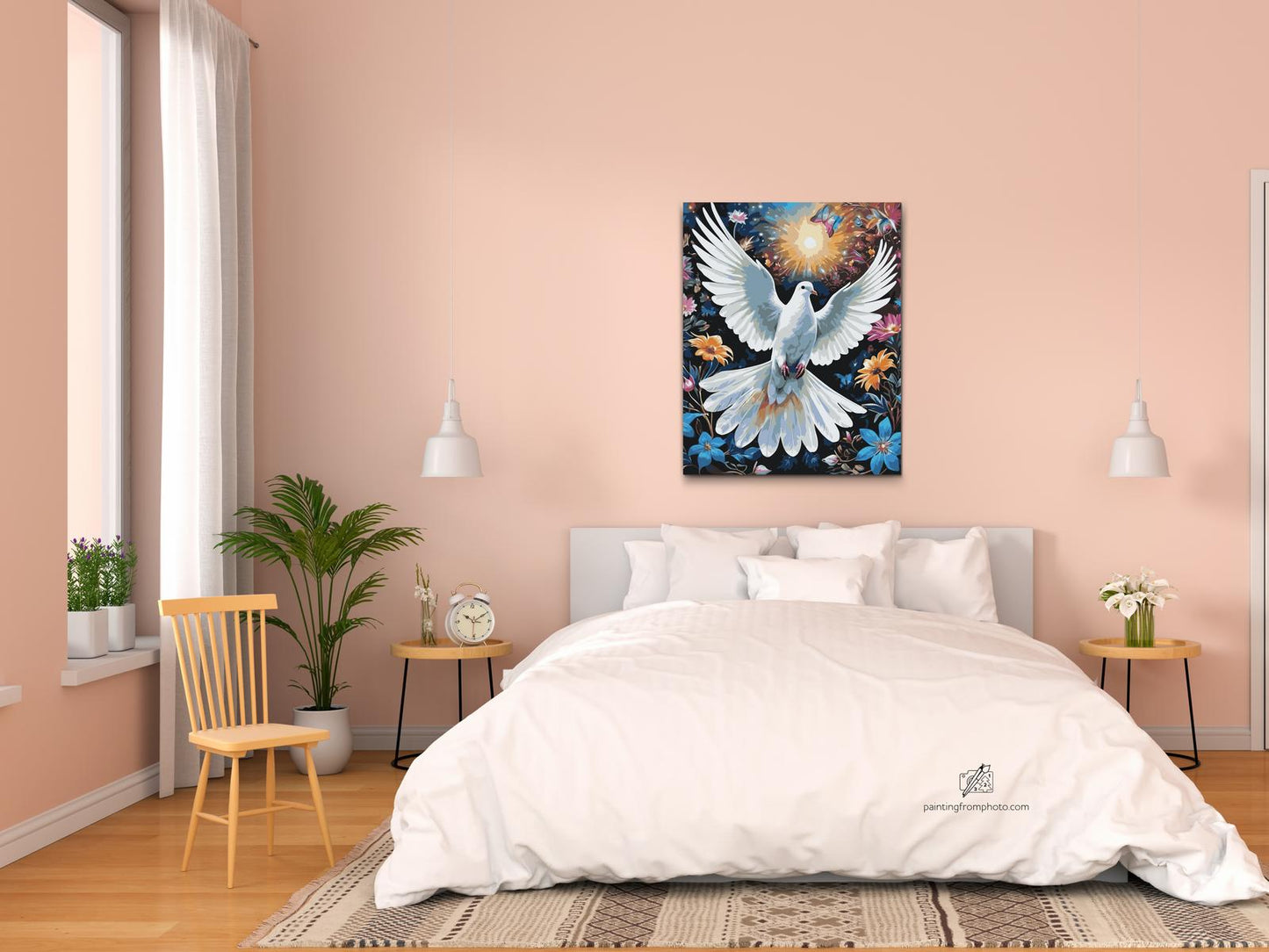 Paint by number - Due blandt blomster