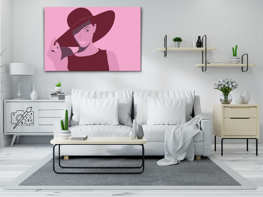 Paint by number - Lilla Hat