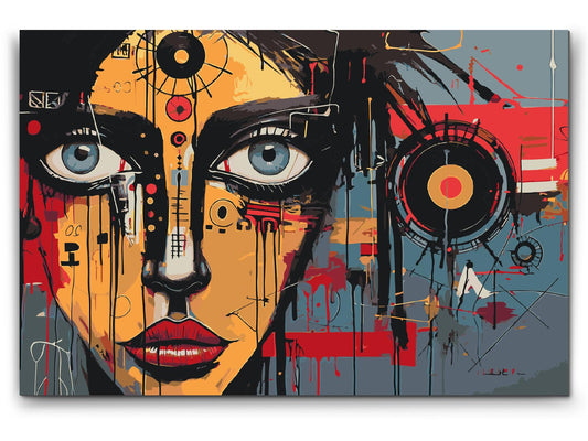 Paint by number - Graffiti-pige