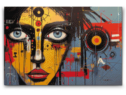 Diamond Paint - Graffiti-pige