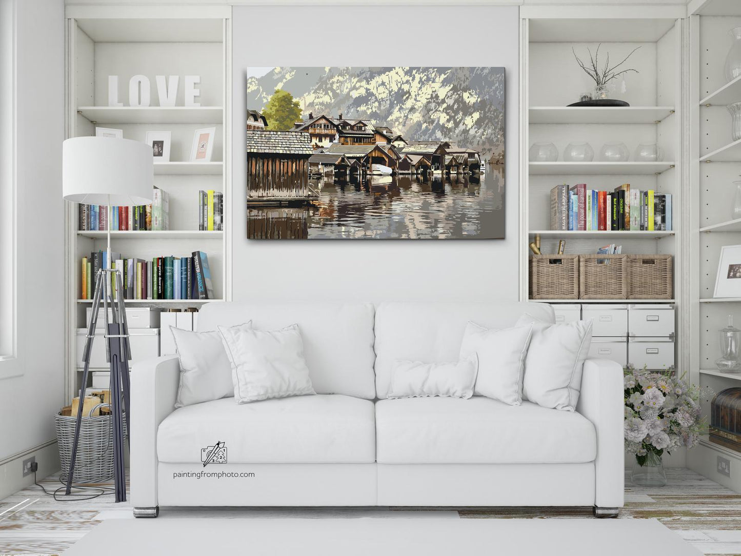 Paint by number - Hallstatt, Østrig