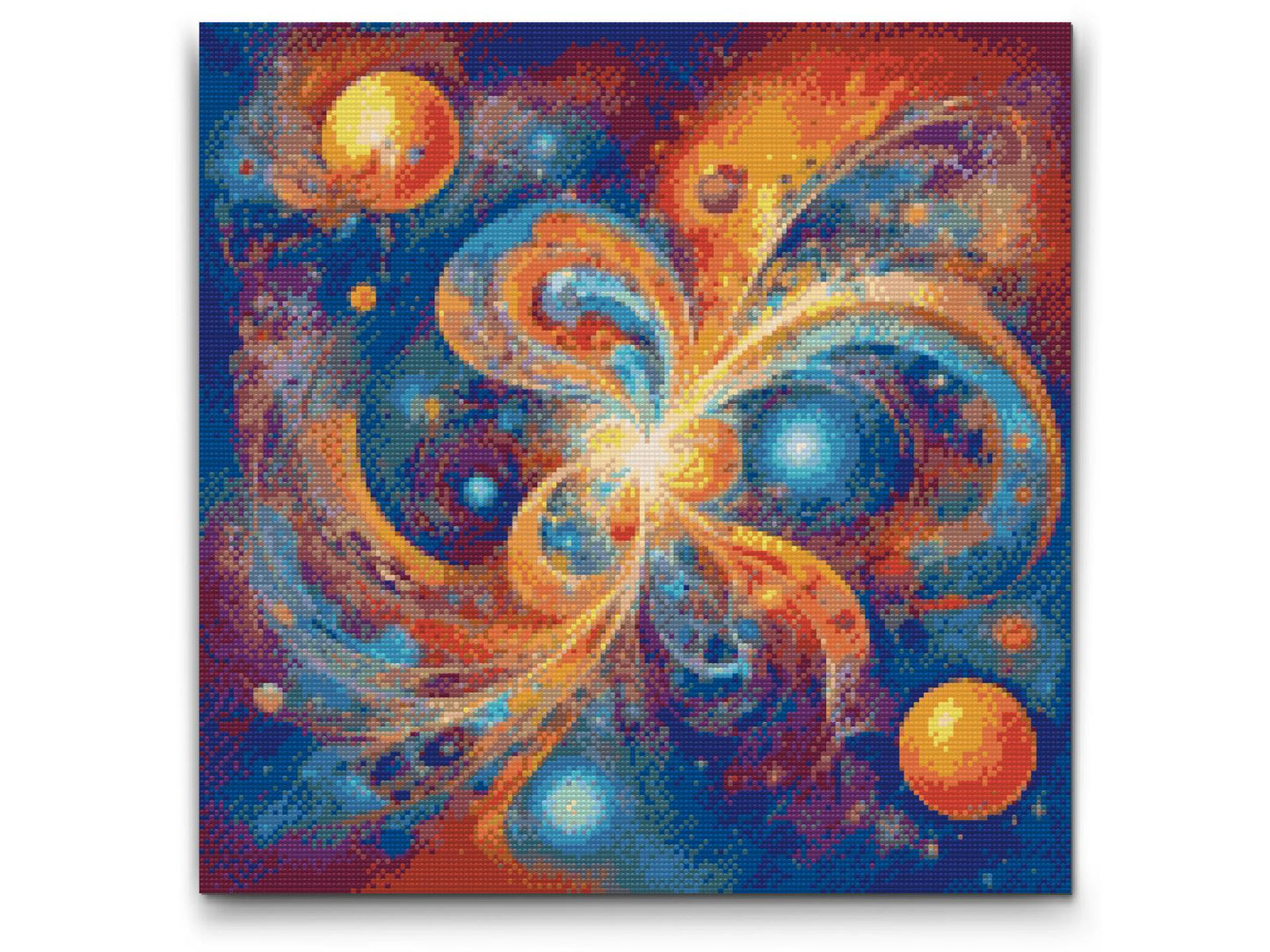Diamond Paint - Kosmisk dans af sandformer