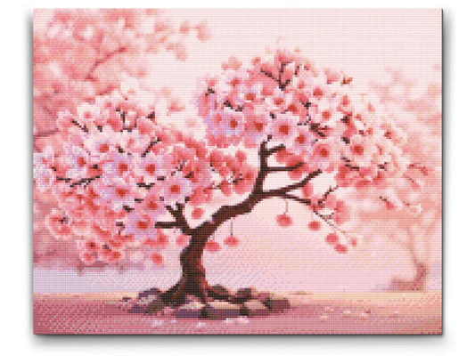 Diamond Paint - Blomstrende sakura-bonsai