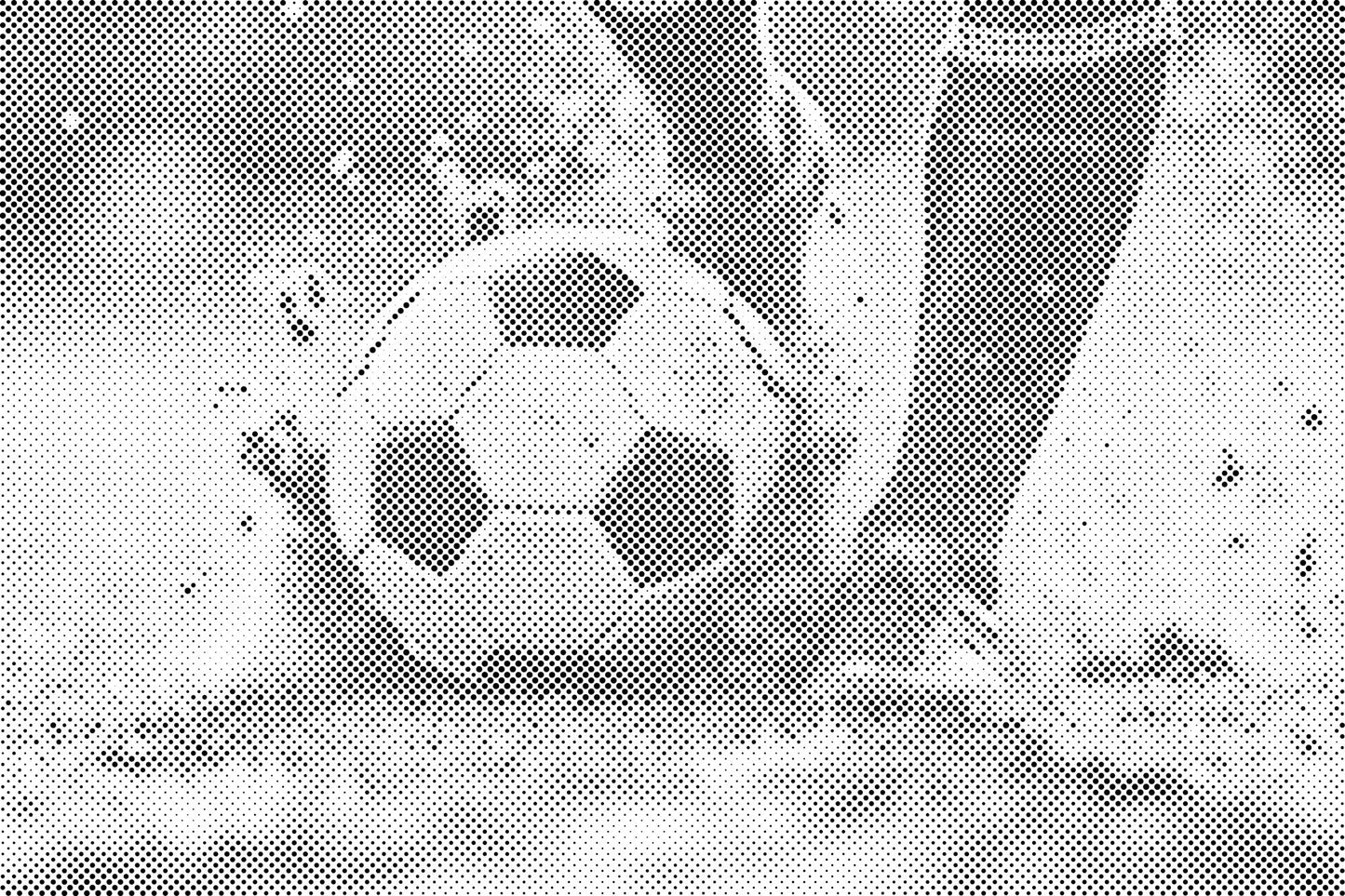 Dotting - Nærbillede af en fodboldbold