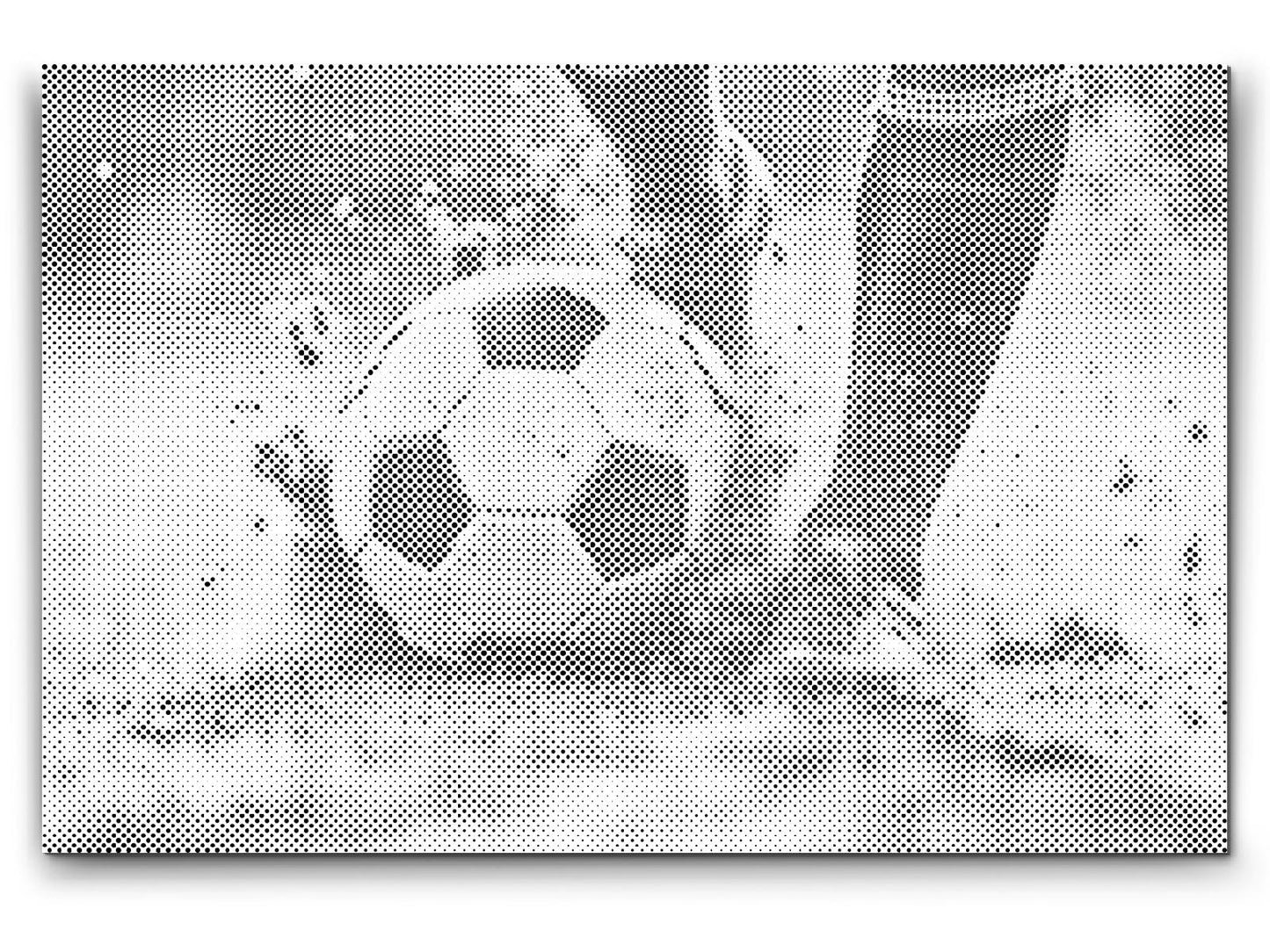 Dotting - Nærbillede af en fodboldbold