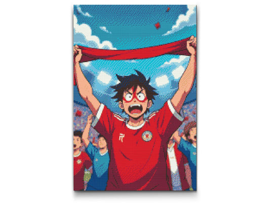 Diamond Paint - Fodboldfan