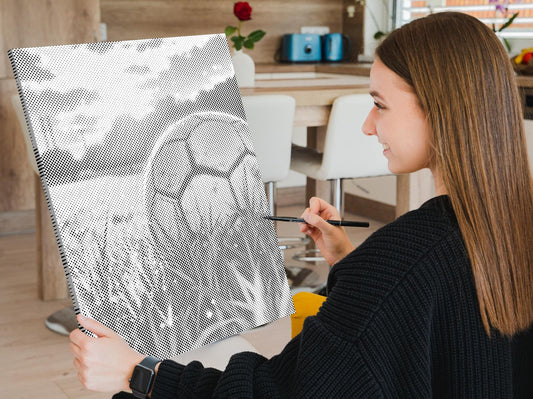 Dotting - Fodbold ved solnedgang